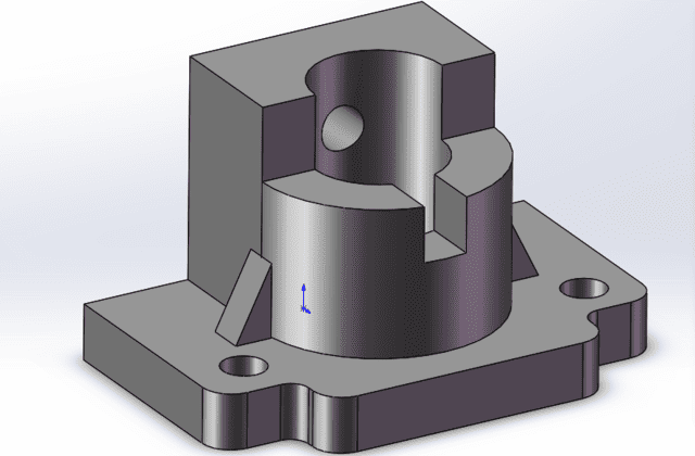 Engineer reviewing CAD drawings and tolerance requirements for aluminum robotic components