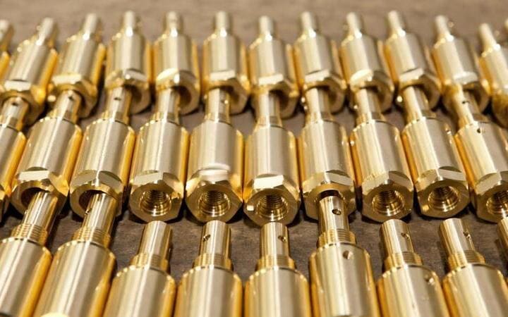 High-volume CNC mass production line for precision metal components