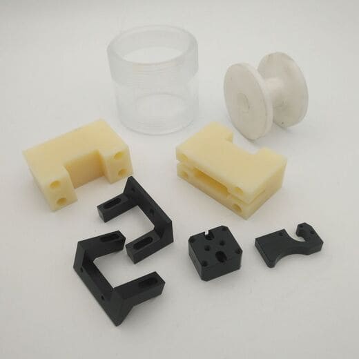 CNC machined POM spacer made from POM