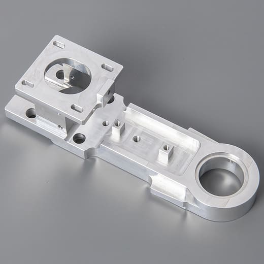 CNC machined aluminum bracket made from Aluminum 6061