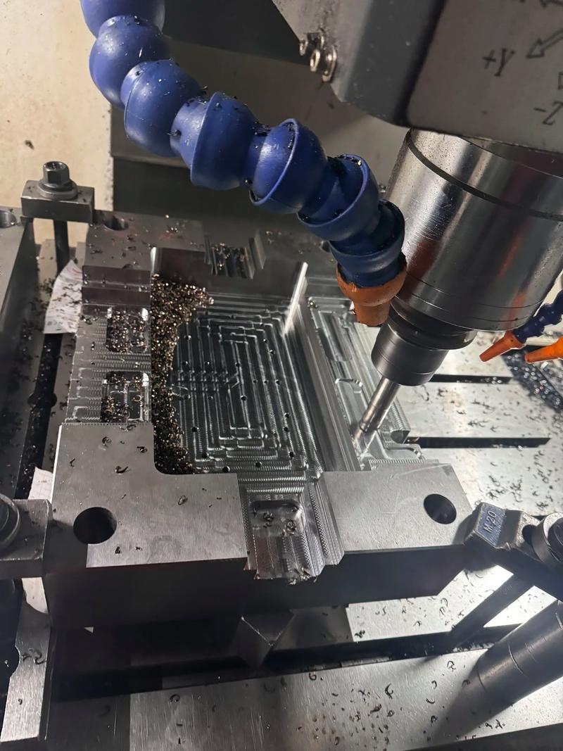 Precision CNC machined metal parts inspected for dimensional accuracy
